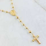Miraculous Virgin Rosary 9.05gr / 21 3/4 in / 18K Gold