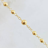 Miraculous Virgin Rosary 9.05gr / 21 3/4 in / 18K Gold