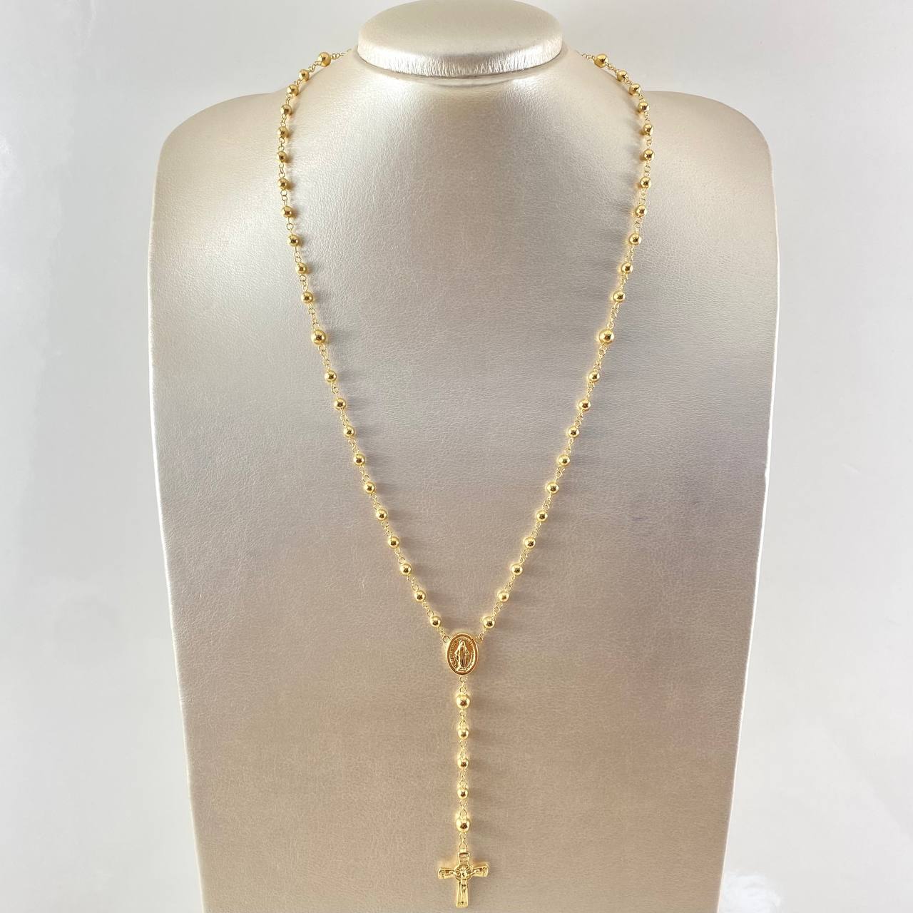 Miraculous Virgin Rosary 9.05gr / 21 3/4 in / 18K Gold