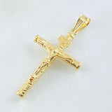 Dije Cruz Cristo 1.7gr / 1 3/4 in / Oro Amarillo 18K