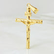 Pendant Cross Christ 1.7gr / 1.8in / 18K Gold