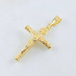 Dije Cruz Cristo 1.2gr / 1 1/2 in / Oro Amarillo 18K