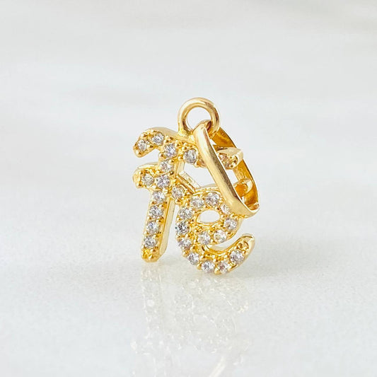 Pendant Faith 1.1gr / 0.8in / 18K Gold