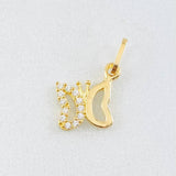 Butterfly Pendant 0.5gr / 3/4 in / 18K Gold