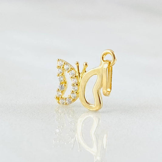 Pendant Butterfly 0.5gr / 1/2 in / 18K Gold ©
