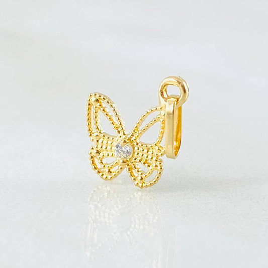 Butterfly Pendant 0.4gr / 3/4 in / 18K Gold