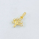 Dije Arbol 0.4gr / 1/2 in / Oro Amarillo 18K