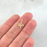 Dije Arbol 0.4gr / 1/2 in / Oro Amarillo 18K