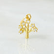 Dije Arbol 0.4gr / 1/2 in / Oro Amarillo 18K