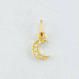 Dije Luna 0.3gr / 1/2 in / Oro Amarillo 18K