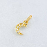 Dije Luna 0.3gr / 1/2 in / Oro Amarillo 18K