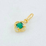 Pendant Flower Silhouette 0.35gr / 1/2 in / 18K Gold