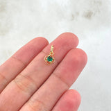 Pendant Flower Silhouette 0.35gr / 1/2 in / 18K Gold