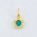 Pendant Flower 0.4gr / 0.5in / 18K Gold
