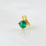Dije Piedra 0.3gr / 1/2 in / Oro Amarillo 18K
