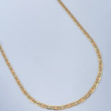 Cadena Escalera Plana 7.25gr / 23 3/4 in / Tres Oros +3 18K $