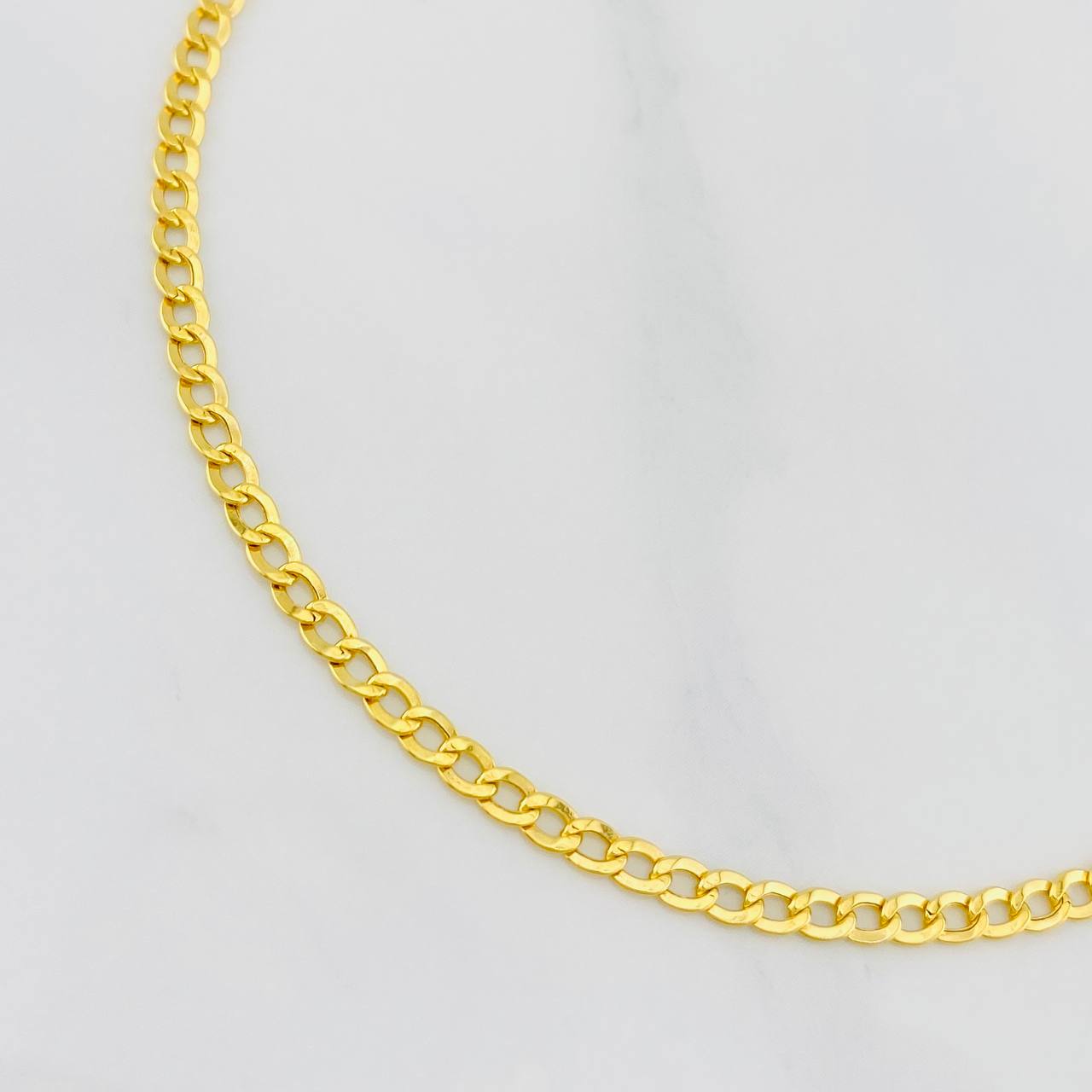 Pulso Cubano 1.25 g / 7 1/2 in / 1.35 mm Oro Amarillo 18K