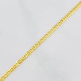 Pulso Cubano 1.25 g / 7 1/2 in / 1.35 mm Oro Amarillo 18K