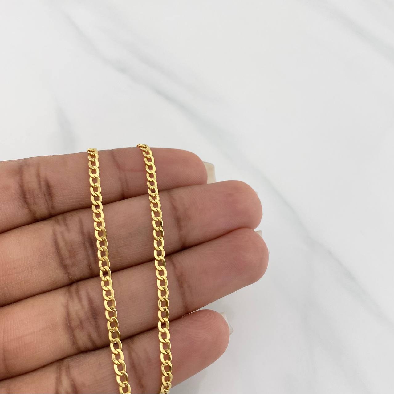 Pulso Cubano 1.25 g / 7 1/2 in / 1.35 mm Oro Amarillo 18K
