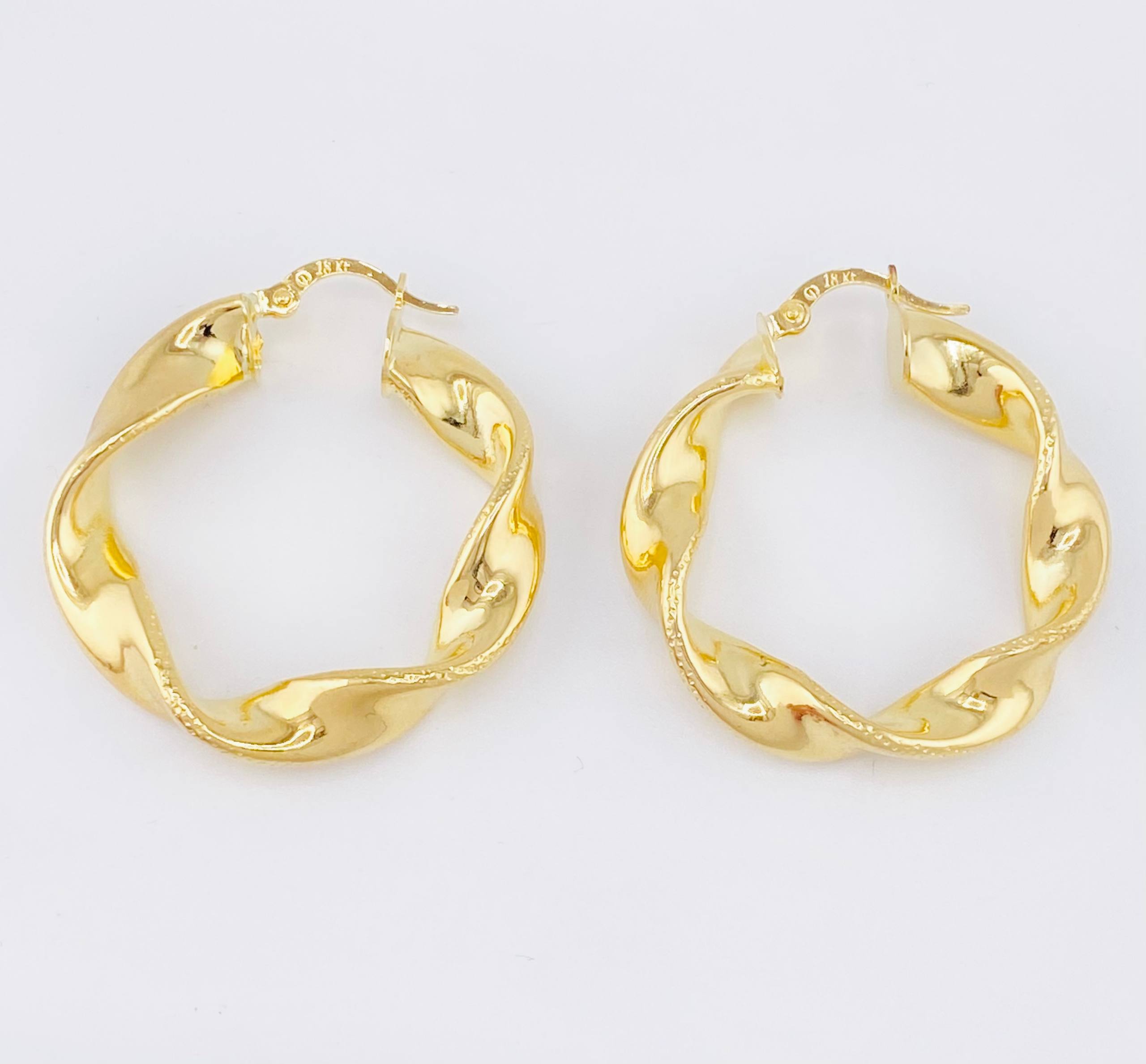 Candongas Demi 5.9gr / 1 1/2 in / Oro Amarillo 18K *