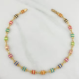 Rustic Barrel Anklet 6.5 g / 8 in / 5 mm 18K Yellow Gold