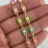 Rustic Barrel Anklet 6.5 g / 8 in / 5 mm 18K Yellow Gold