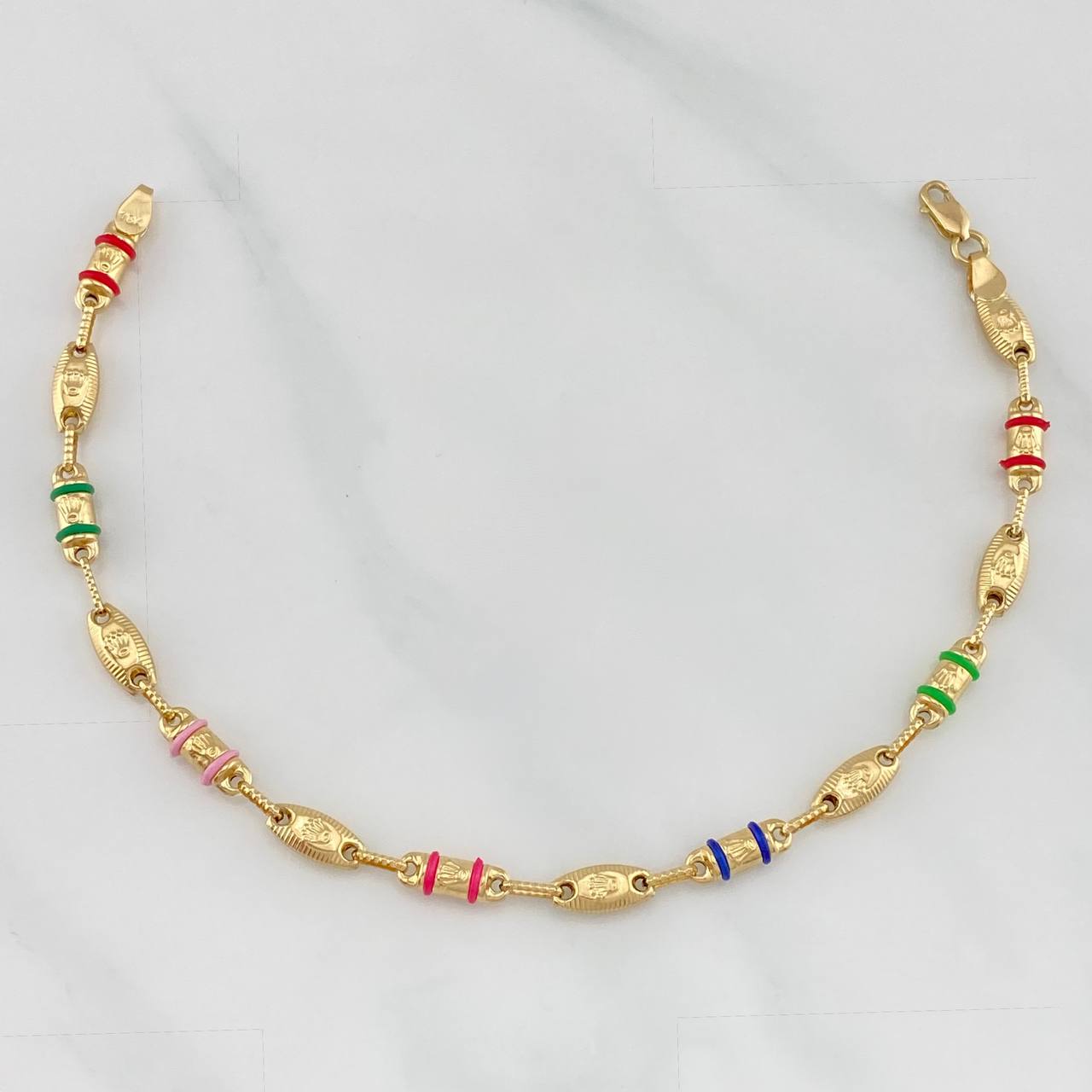 Pulso Rustico Corona 5.3 g / 8 1/2 in / 4 mm Oro Amarillo 18K