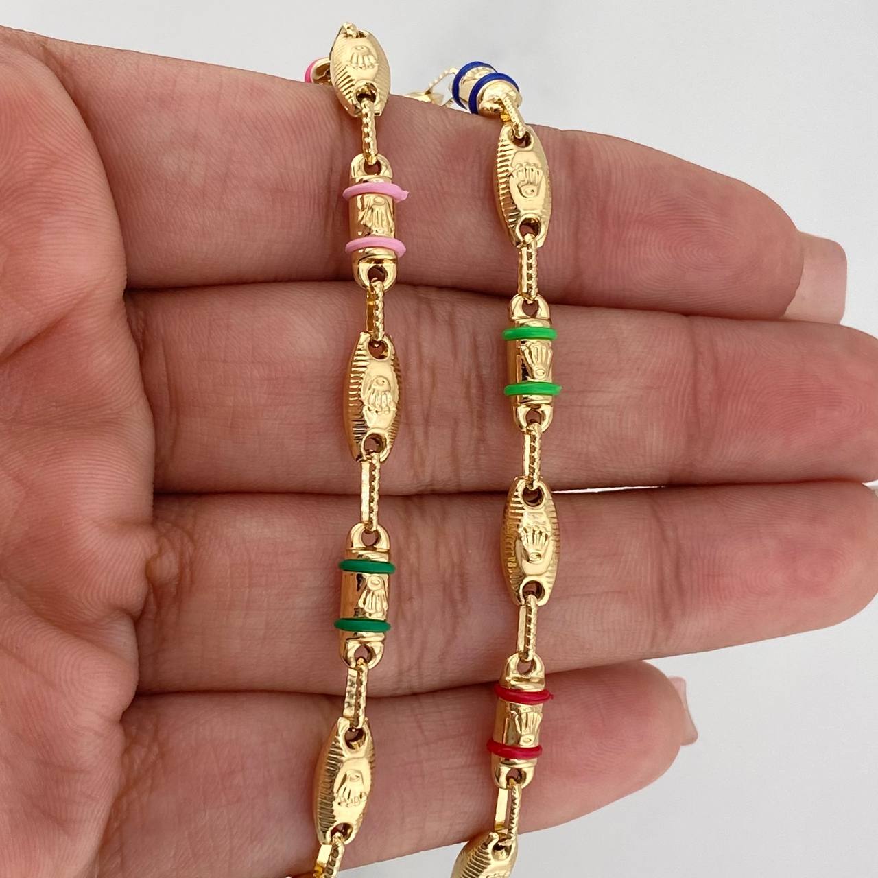 Pulso Rustico Corona 5.3 g / 8 1/2 in / 4 mm Oro Amarillo 18K