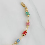 Rustic Barrel Bracelet 4.6 g / 8 in / 4.5 mm 18K Yellow Gold