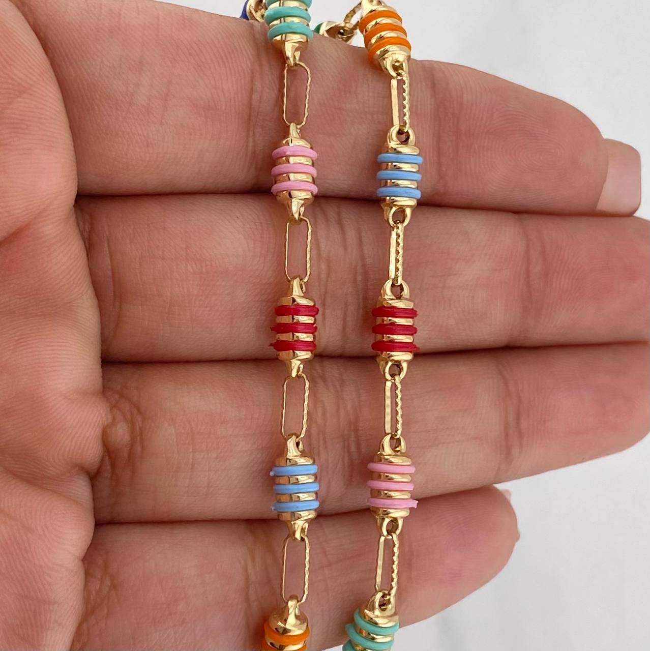 Rustic Barrel Bracelet 4.6 g / 8 in / 4.5 mm 18K Yellow Gold