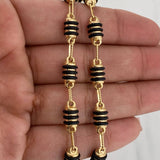 Rustic Barrel Bracelet 5.3 g / 8 1/4 in / 5.4 mm 18K Yellow Gold