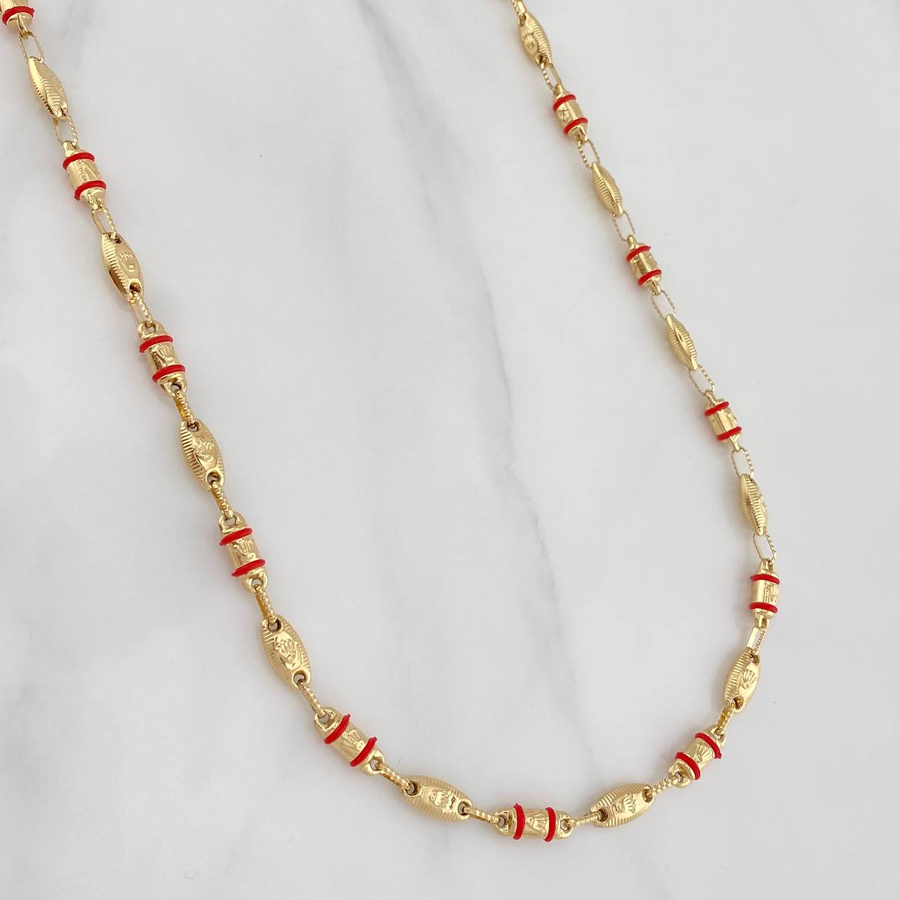 Rustic Chain Crown 17 g / 29 in / 4 mm Yellow Gold 18K