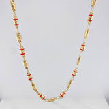 Rustic Chain Crown 17 g / 29 in / 4 mm Yellow Gold 18K