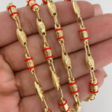 Rustic Chain Crown 17 g / 29 in / 4 mm Yellow Gold 18K