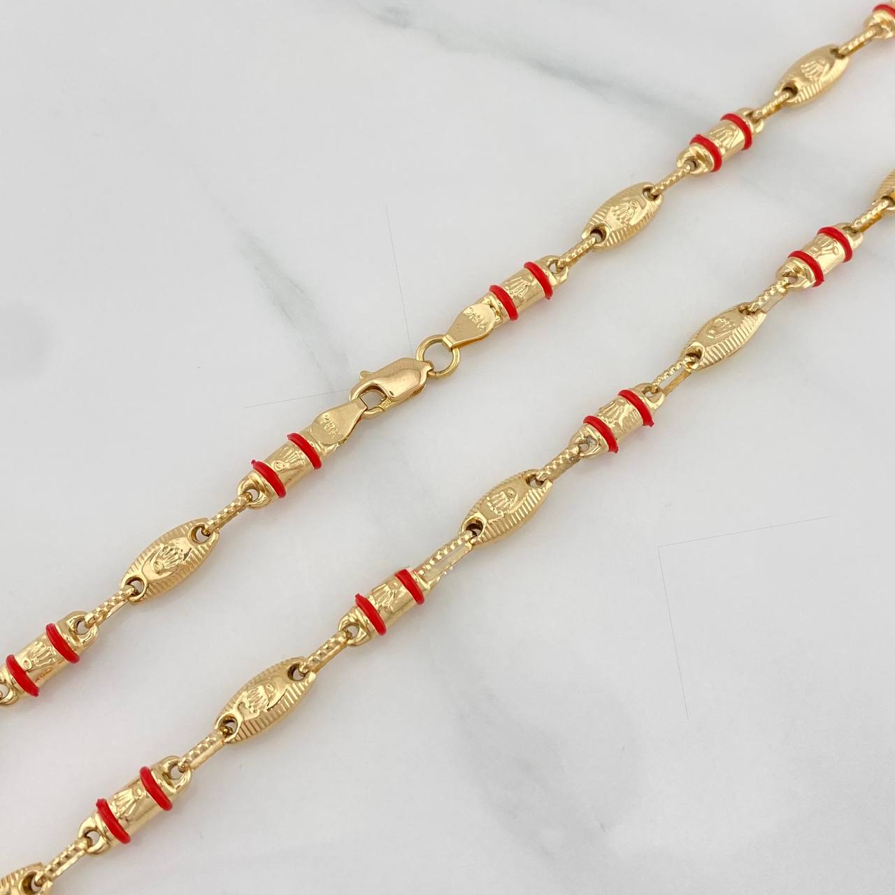 Rustic Chain Crown 17 g / 29 in / 4 mm Yellow Gold 18K