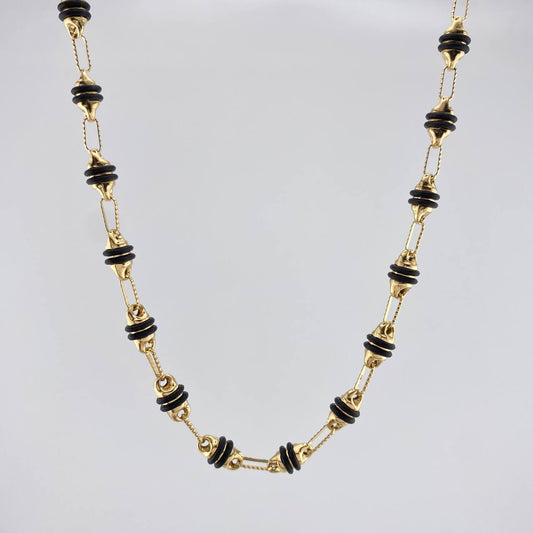 Cadena Rustica Barril 14.6 g / 24 1/2 in / 2.15 mm Oro Amarillo 18K