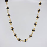 Rustic Barrel Chain 14.45 g / 24 1/2 in / 4.65 mm 18K Yellow Gold