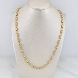 Rustic Tribal Chain 14.05 g / 24 1/4 in / 3.65 mm 18K Yellow Gold