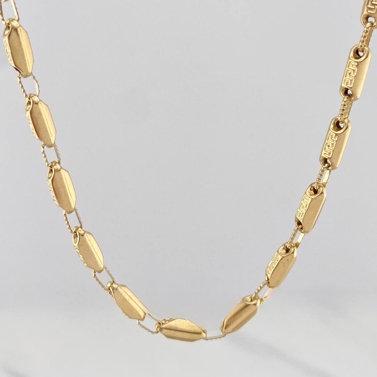 Rustic Tribal Chain 14.05 g / 24 1/4 in / 3.65 mm 18K Yellow Gold