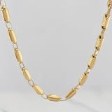 Rustic Tribal Chain 14.05 g / 24 1/4 in / 3.65 mm 18K Yellow Gold