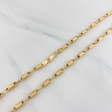 Rustic Tribal Chain 14.05 g / 24 1/4 in / 3.65 mm 18K Yellow Gold