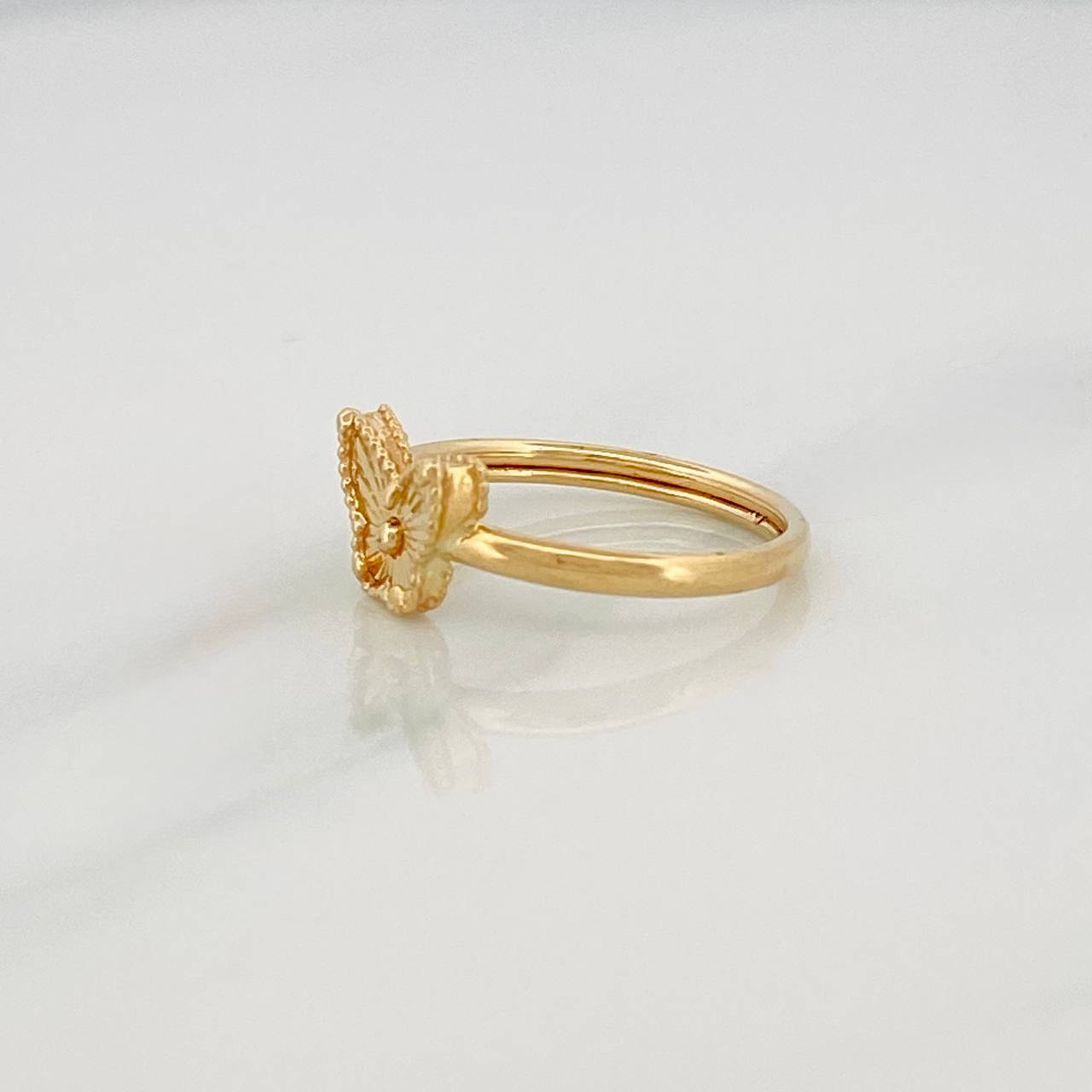 Anillo Mariposa 1.1g / TT5 Oro Amarillo 18K