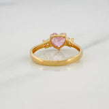 Anillo Corazón 1.85g / TT6 1/2 Oro Amarillo 18K