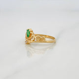 Anillo Corona 3g / TT7 1/4 Oro Amarillo 18K