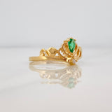 Anillo Corona 3g / TT7 1/4 Oro Amarillo 18K