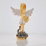 Pendant Saint Michael the Archangel 11.15g / 2 in Three Golds 18K