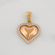 Dije Corazón 2.35g / 1 in Tres Oros 18K