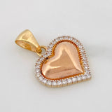Dije Corazón 2.35g / 1 in Tres Oros 18K