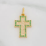 Pendant Cross 2.65g / 1 in Yellow Gold 18K