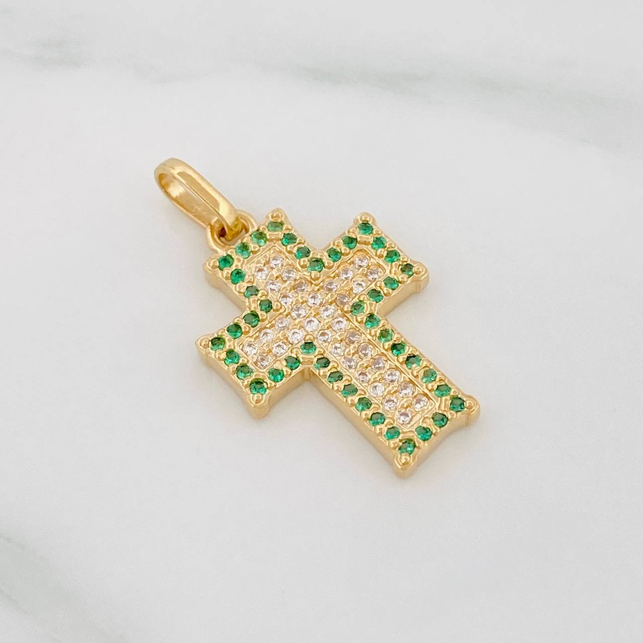 Pendant Cross 2.65g / 1 in Yellow Gold 18K